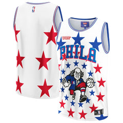 White Philadelphia 76ers NBA & KidSuper Studios Unisex Hometown Jersey | NBA