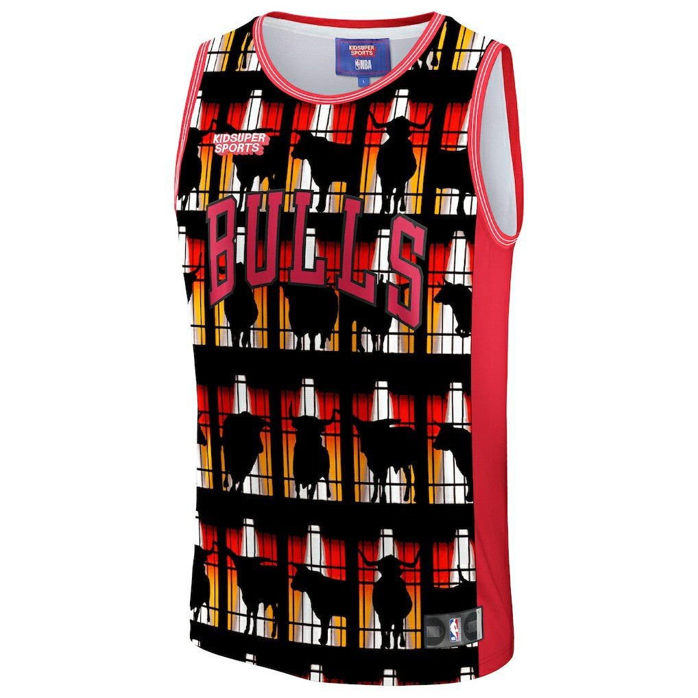 Red Chicago Bulls NBA & KidSuper Studios Unisex Hometown Jersey sale | NBA