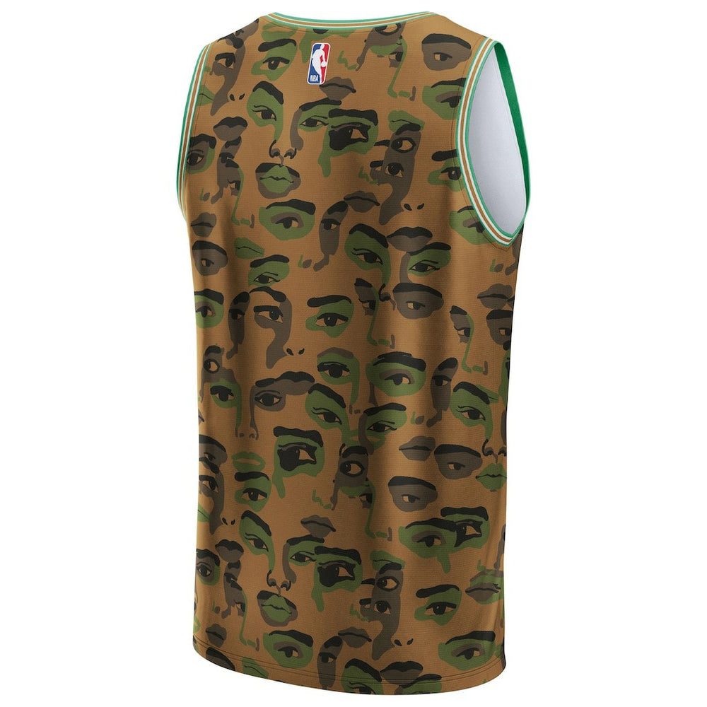 Brown Boston Celtics NBA & KidSuper Studios Unisex Hometown Jersey | NBA