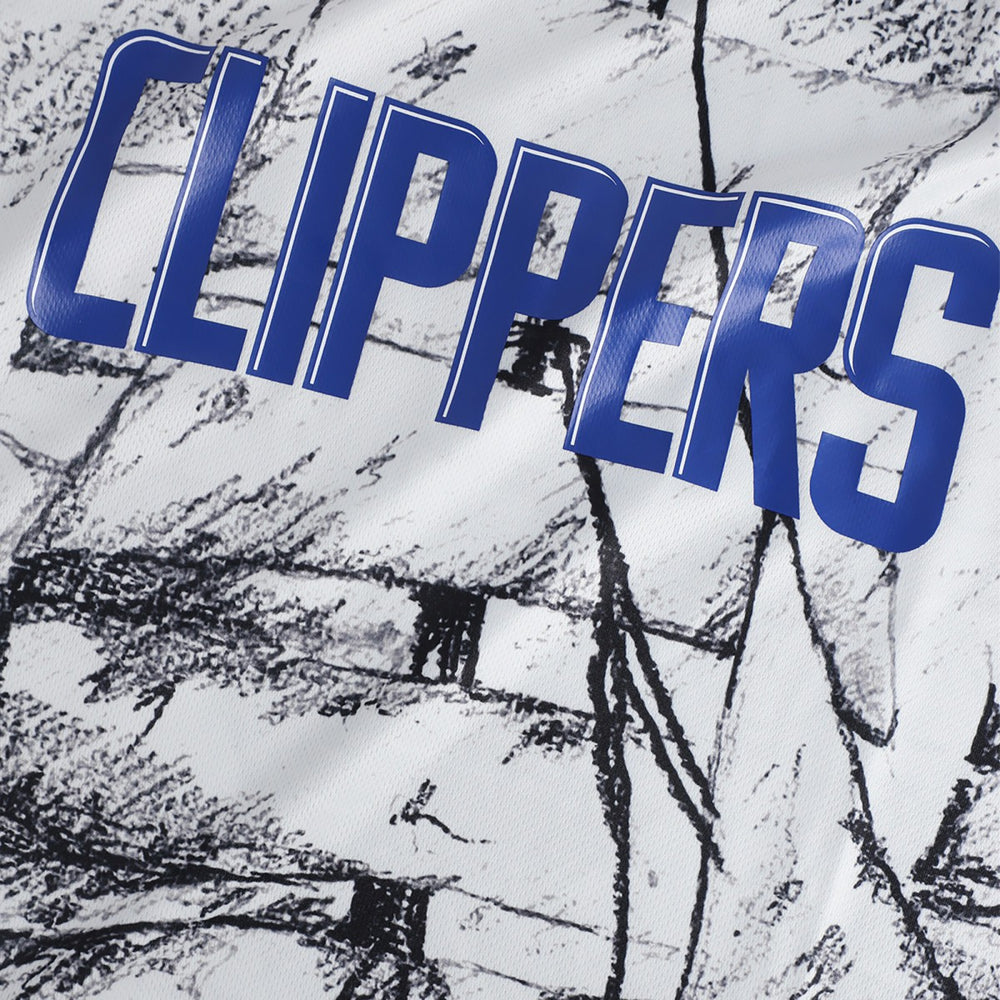 Gray LA Clippers NBA & KidSuper Studios Unisex Hometown Jersey | NBA