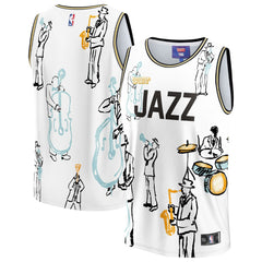 White Utah Jazz NBA & KidSuper Studios Unisex Hometown Jersey | NBA
