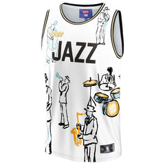 White Utah Jazz NBA & KidSuper Studios Unisex Hometown Jersey | NBA