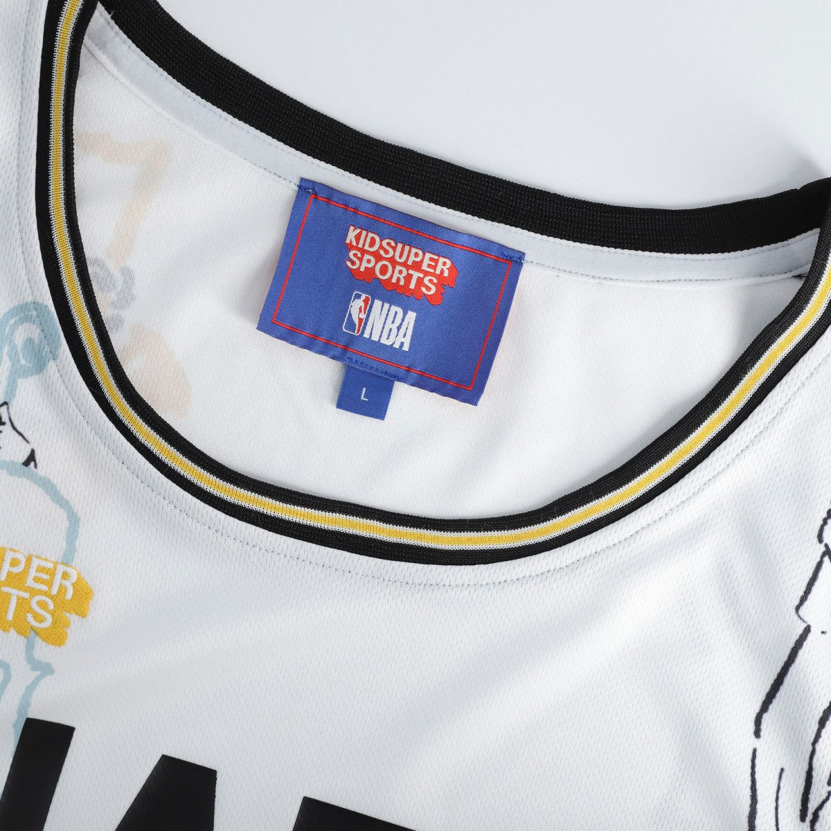 White Utah Jazz NBA & KidSuper Studios Unisex Hometown Jersey | NBA