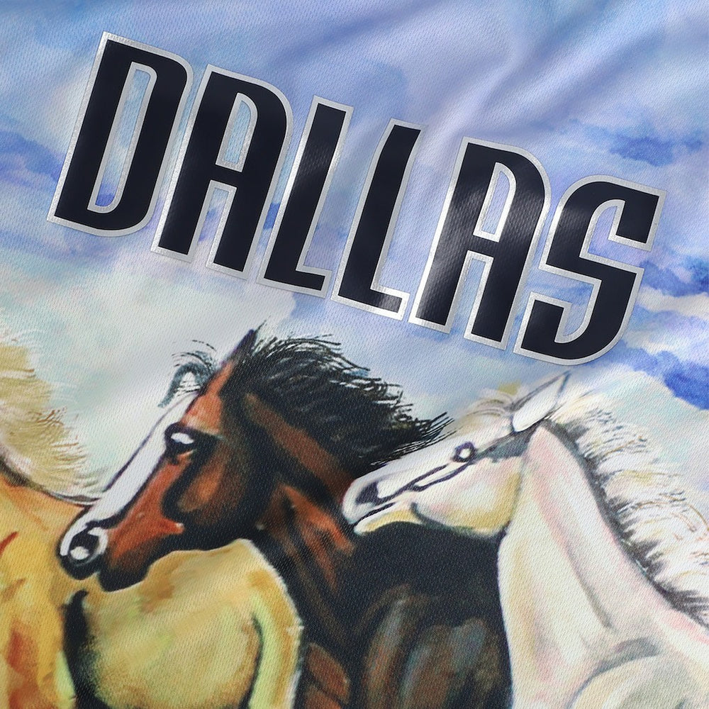 Blue Dallas Mavericks NBA & KidSuper Studios Unisex Hometown Jersey sale | NBA