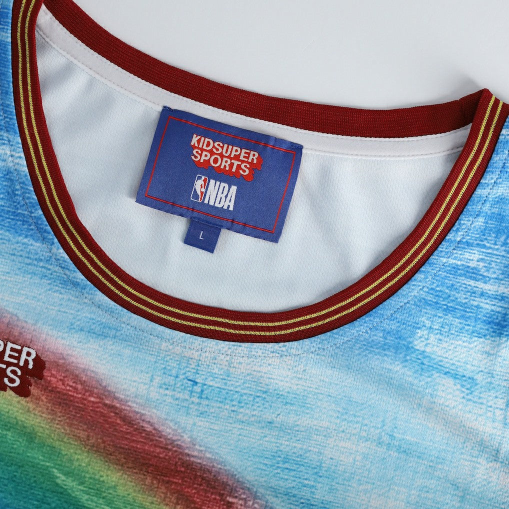 Blue Denver Nuggets NBA & KidSuper Studios Unisex Hometown Jersey sale | NBA
