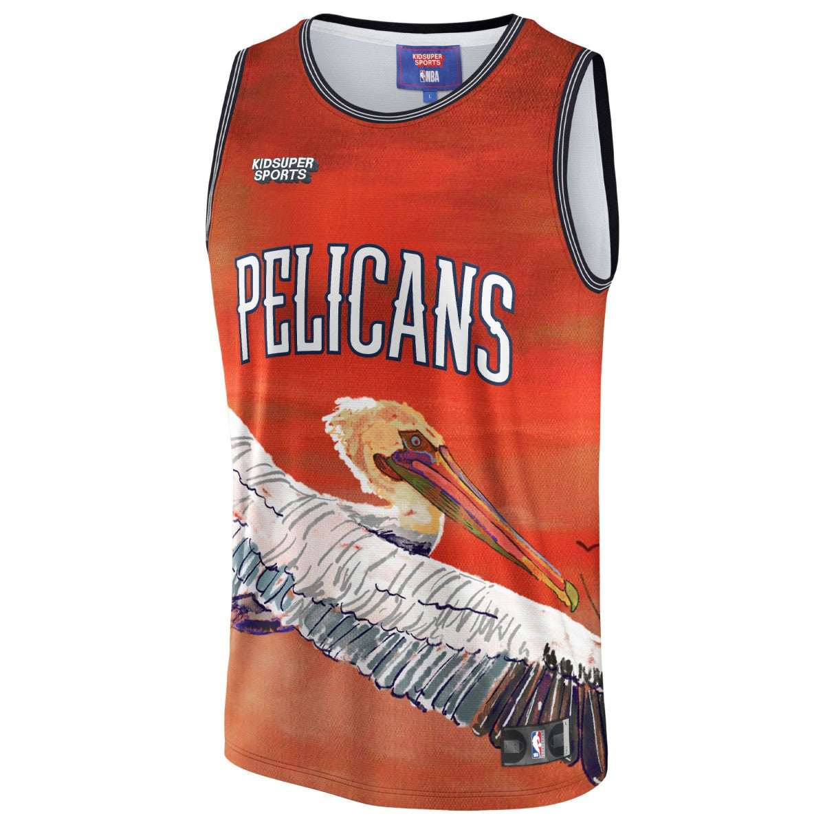 Red New Orleans Pelicans NBA & KidSuper Studios Unisex Hometown Jersey | NBA