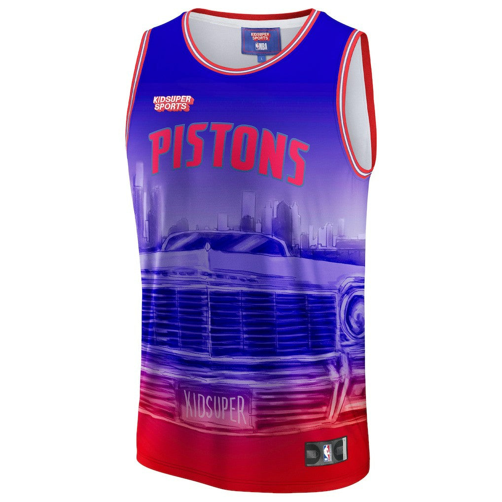Red Detroit Pistons NBA & KidSuper Studios Unisex Hometown Jersey sale | NBA