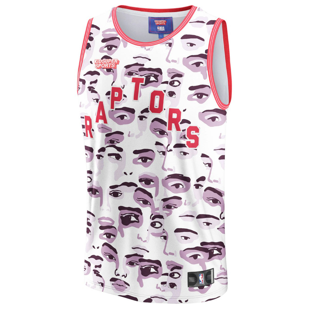 White Toronto Raptors NBA & KidSuper Studios Unisex Hometown Jersey | NBA