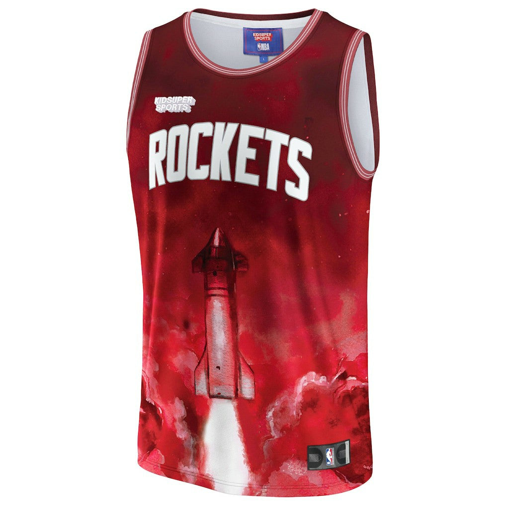 Red Houston Rockets NBA & KidSuper Studios Unisex Hometown Jersey | NBA