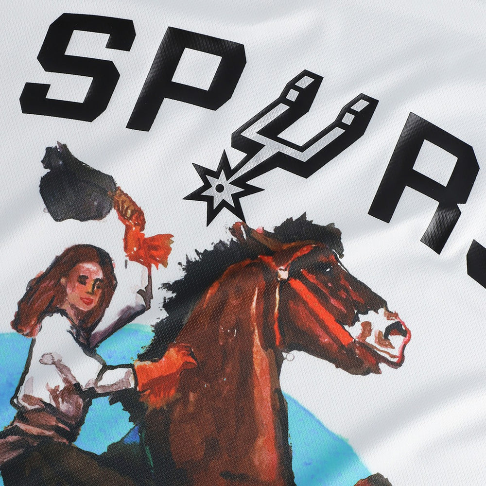 White San Antonio Spurs NBA & KidSuper Studios Unisex Hometown Jersey | NBA