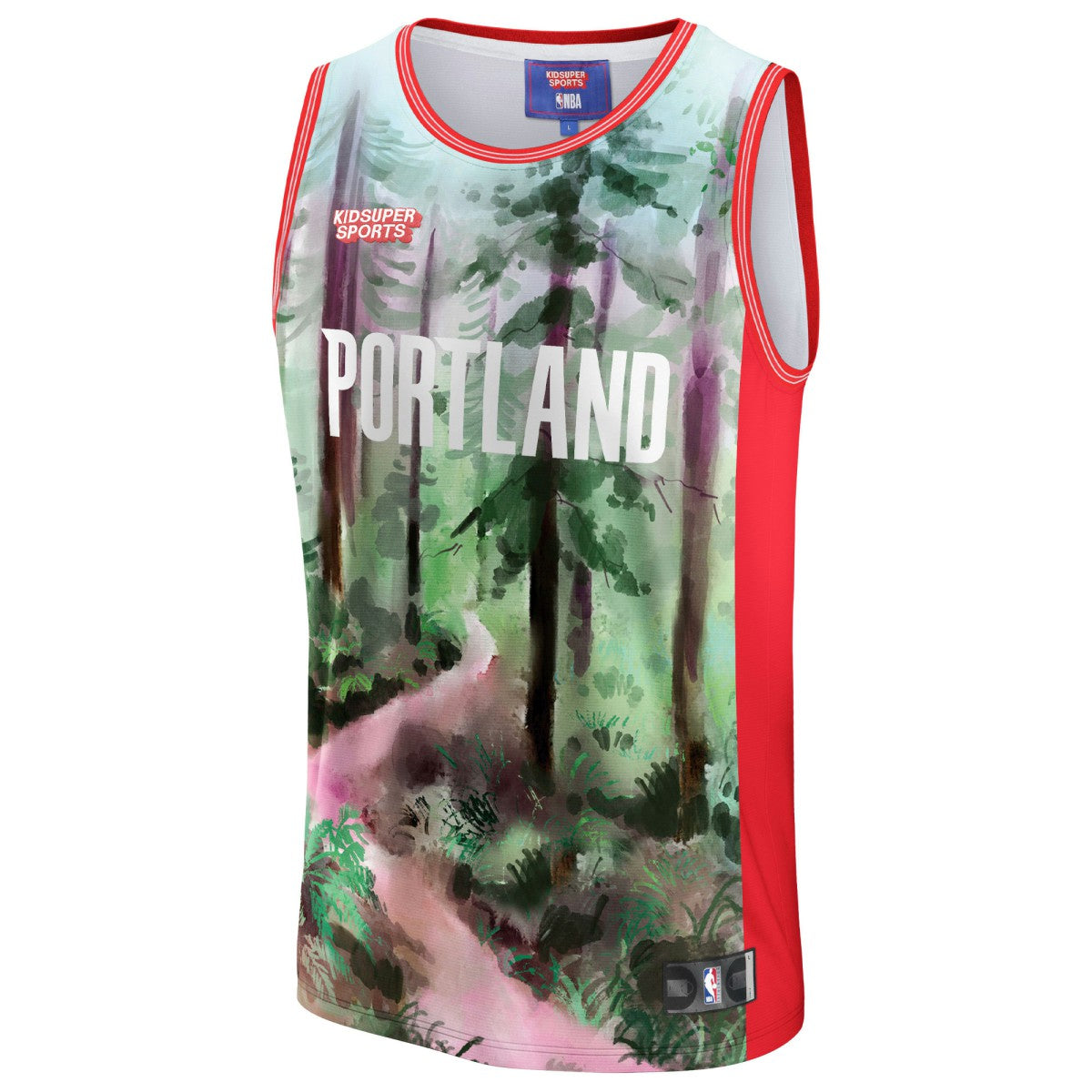 Green Portland Trail Blazers NBA & KidSuper Studios Unisex Hometown Jersey | NBA
