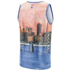 Blue Golden State Warriors NBA & KidSuper Studios Unisex Hometown Jersey sale | NBA