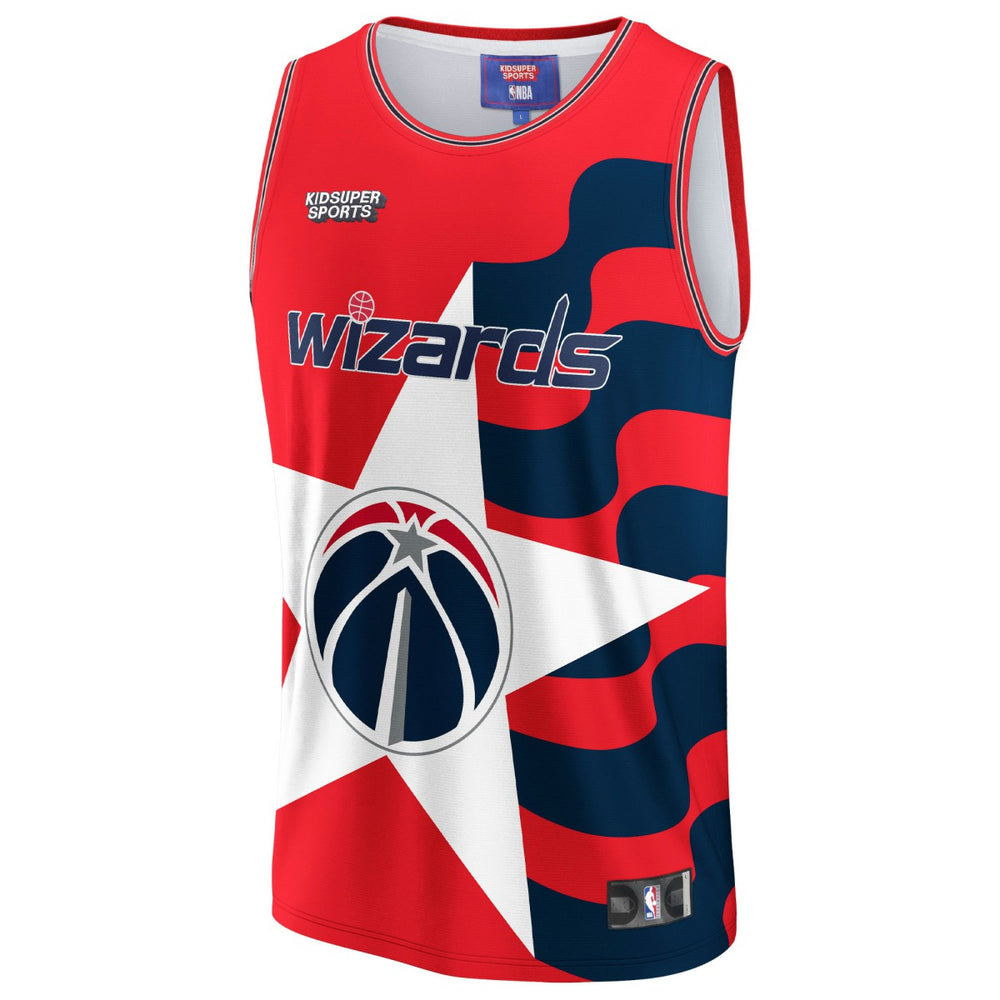 Red Washington Wizards NBA & KidSuper Studios Unisex Hometown Jersey | NBA