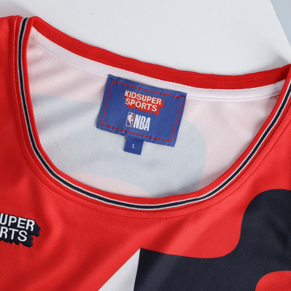 Red Washington Wizards NBA & KidSuper Studios Unisex Hometown Jersey | NBA