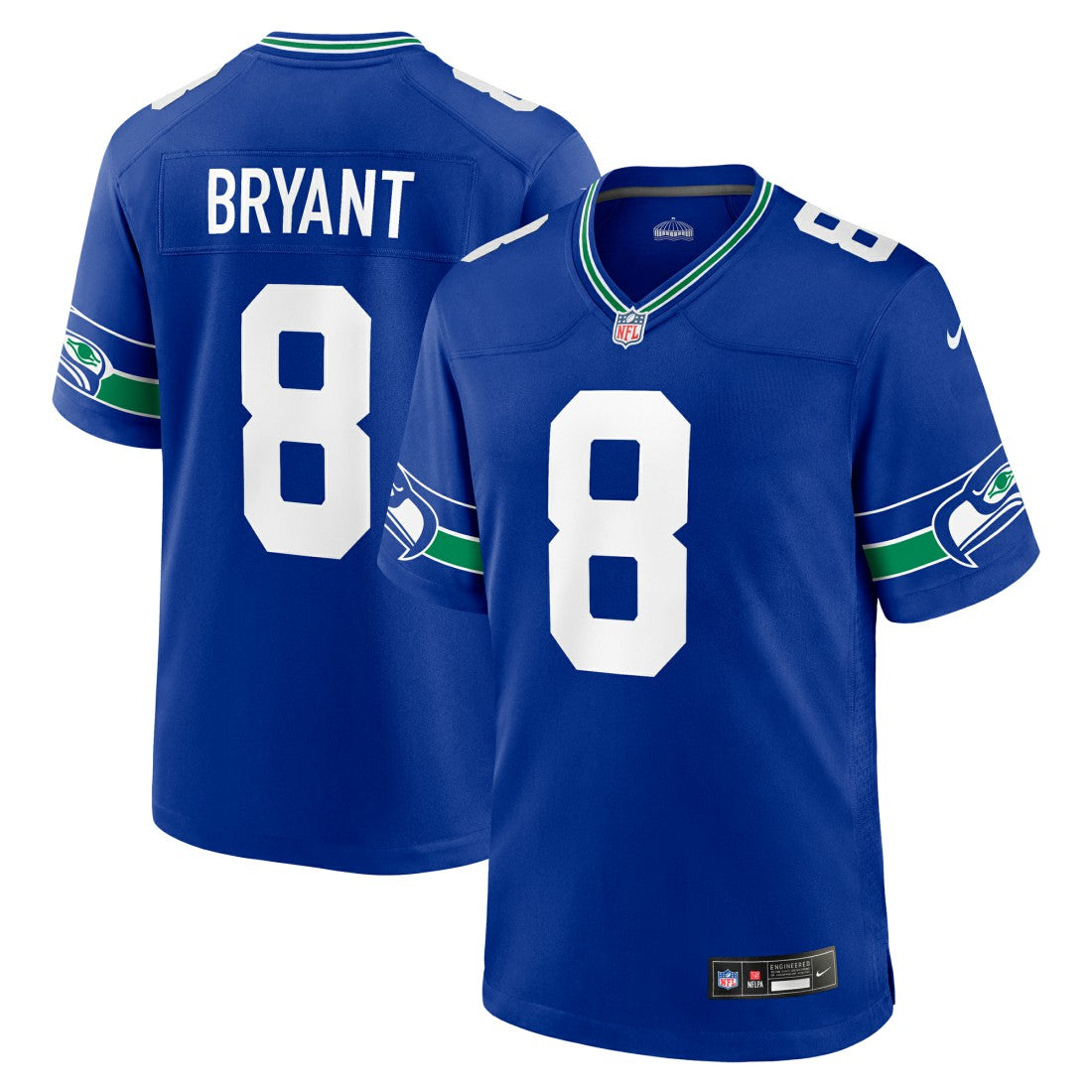Seattle Seahawks Coby Bryant  Throwback Player Game Jersey | NFL Discount
