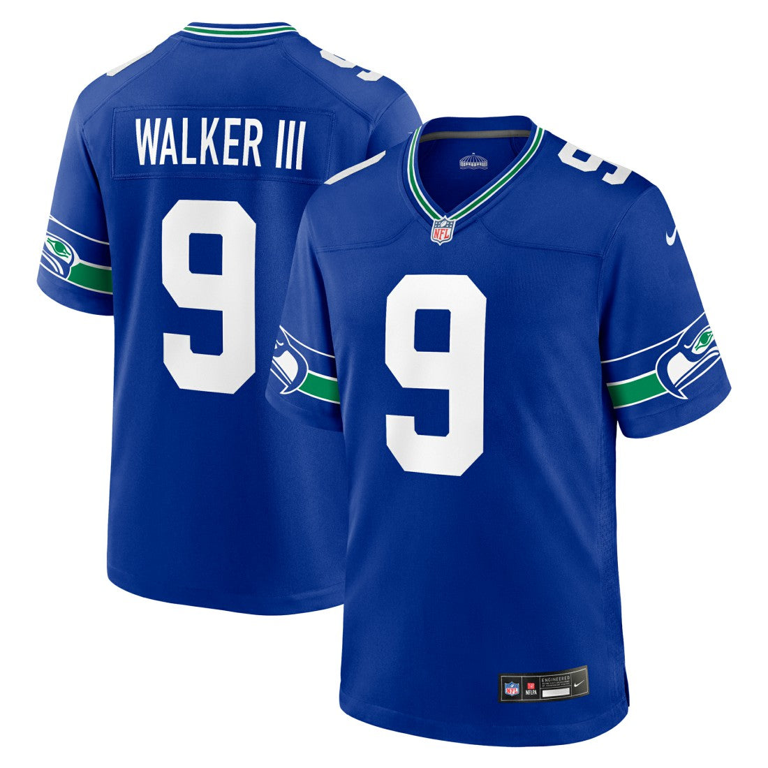 Seattle Seahawks Kenneth Walker III  Throwback Player Game Jersey | NFL Online