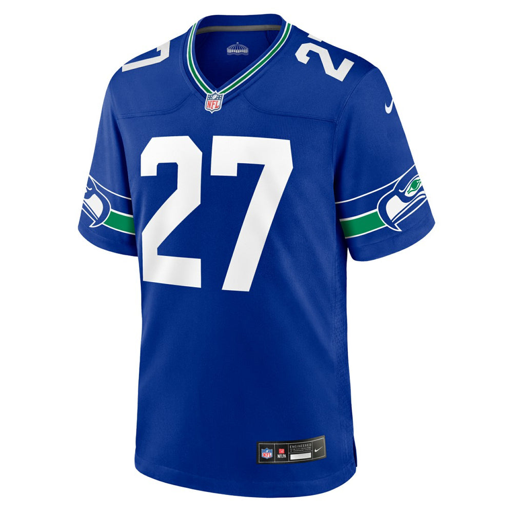 Seattle Seahawks Tariq Woolen  Throwback Player Game Jersey | NFL Sale