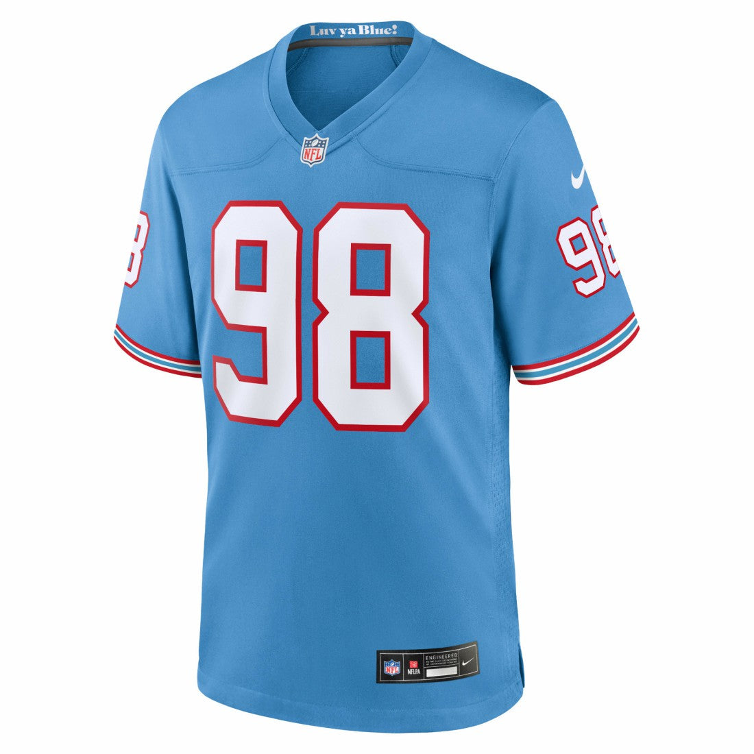 Tennessee Titans Jeffery Simmons  Oilers Throwback Alternate Game Player Jersey | NFL US