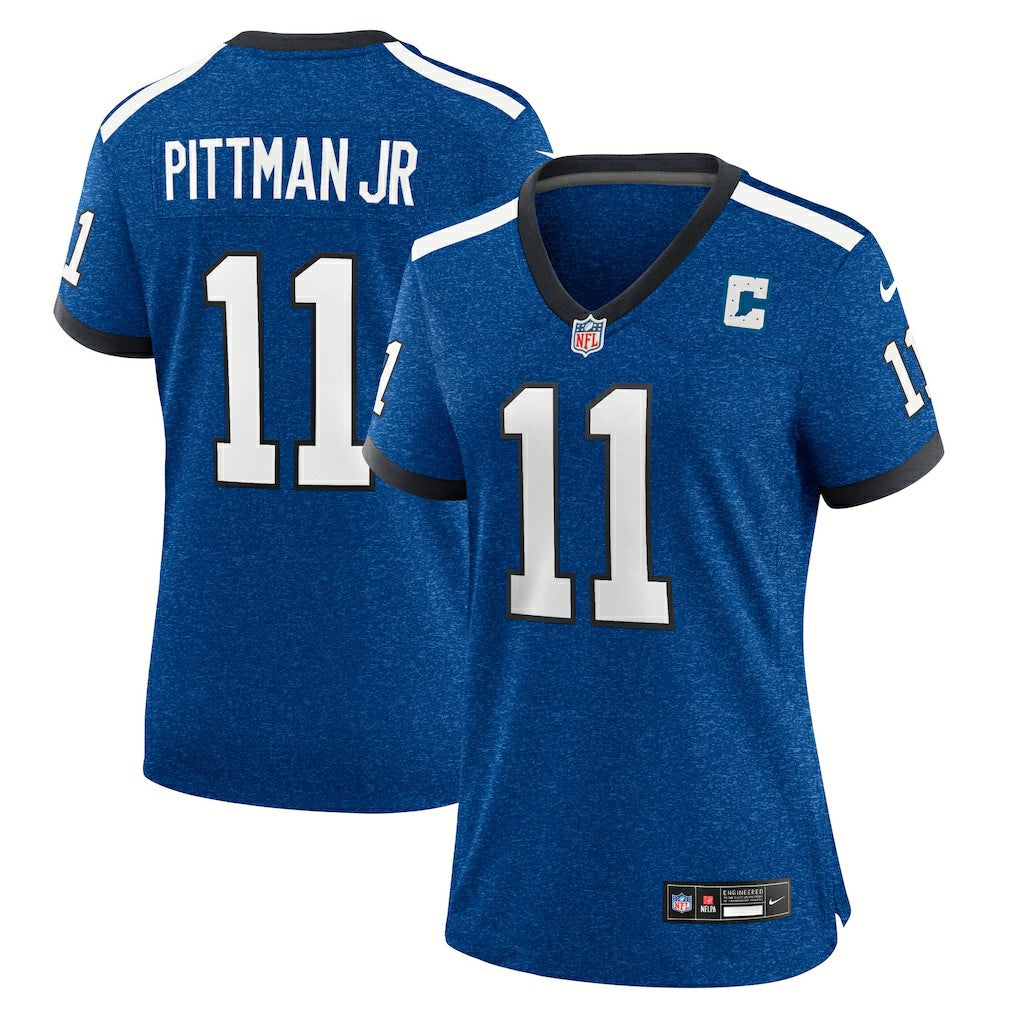 Indianapolis Colts Michael Pittman Jr.  Women's Indiana Nights Alternate Game Jersey | NFL New