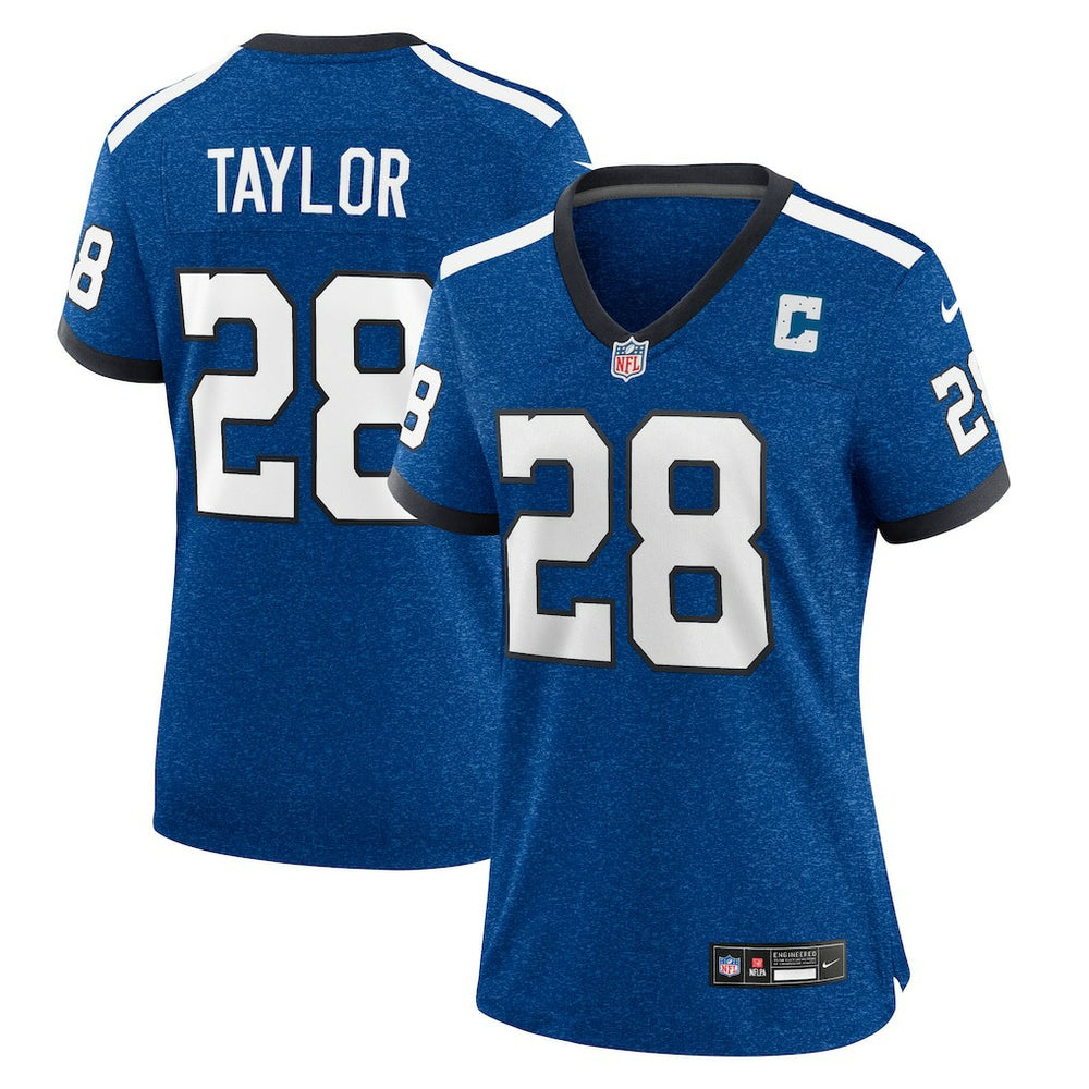 Indianapolis Colts Jonathan Taylor  Women's Indiana Nights Alternate Game Jersey | NFL New