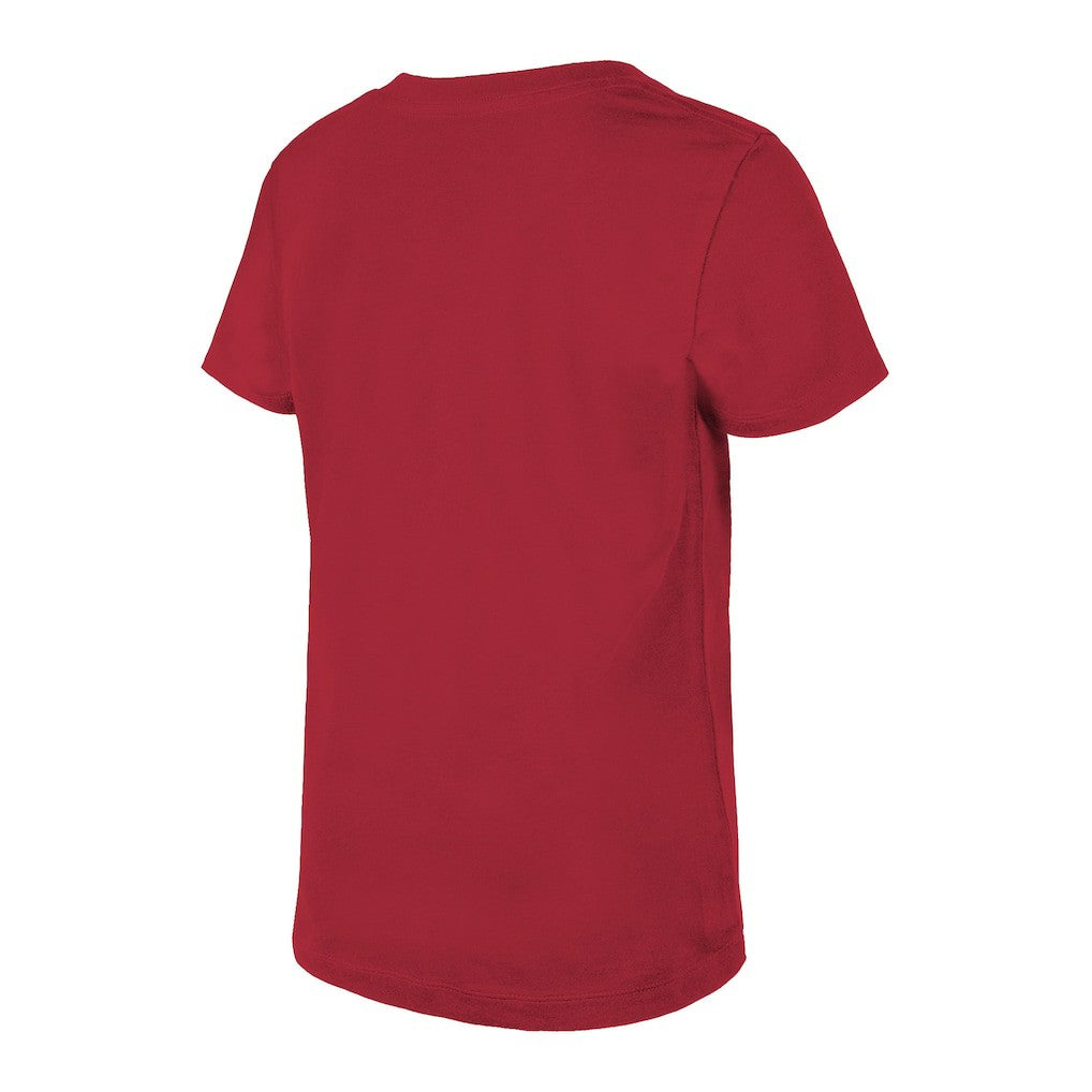 Arizona Cardinals Girls Youth Reverse Sequin V-Neck T-Shirt | NFL Hot