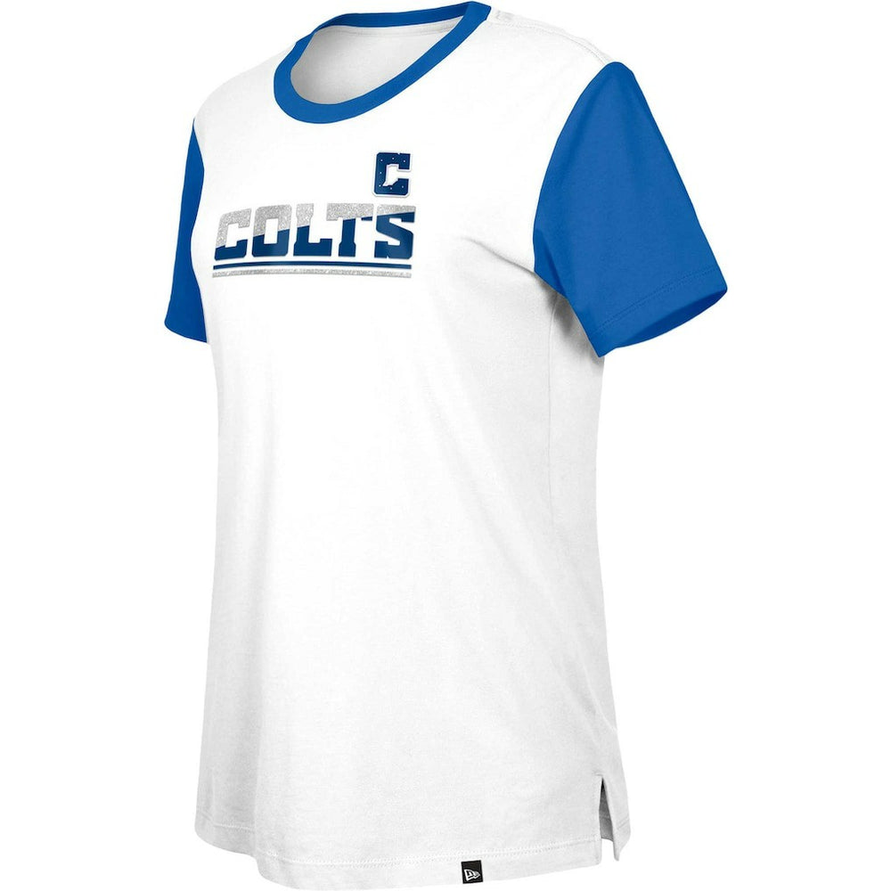 Indianapolis Colts Women's Third Down Colorblock T-Shirt | NFL Discount