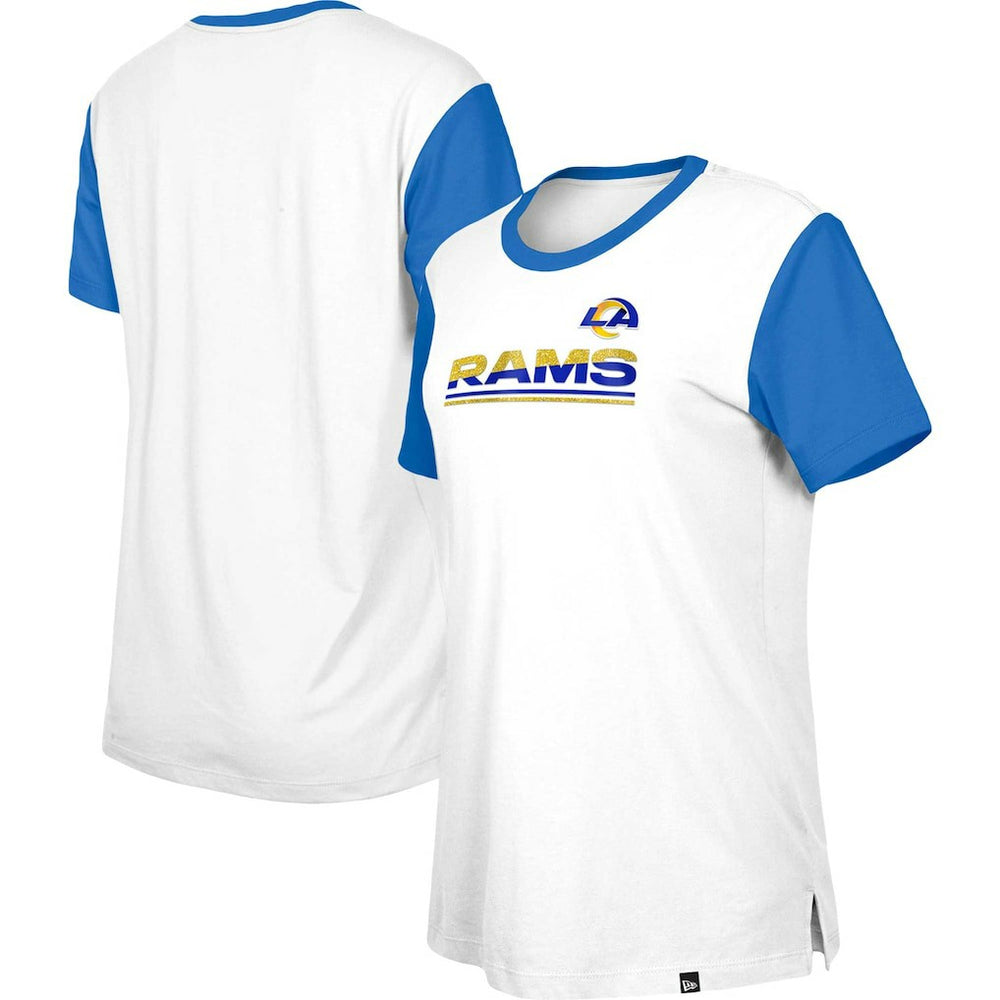 Los Angeles Rams Women's Third Down Colorblock T-Shirt | NFL New
