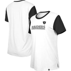 Las Vegas Raiders Women's Third Down Colorblock T-Shirt | NFL US