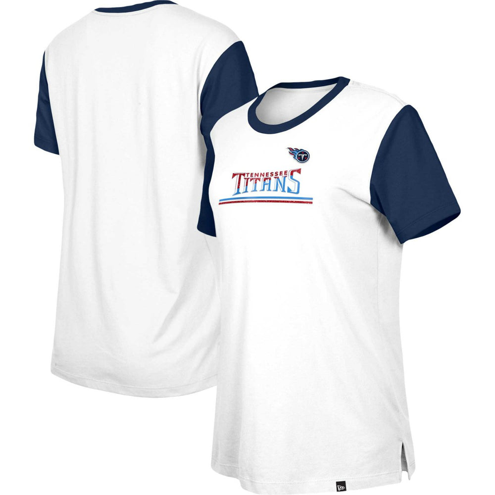 Tennessee Titans Women's Third Down Colorblock T-Shirt | NFL Hot
