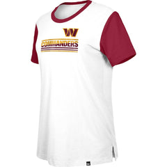 Washington Commanders Women's Third Down Colorblock T-Shirt | NFL Discount