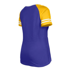 Minnesota Vikings Women's Raglan Lace-Up T-Shirt | NFL Hot