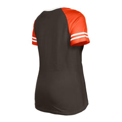 Cleveland Browns Women's Raglan Lace-Up T-Shirt | NFL Sale