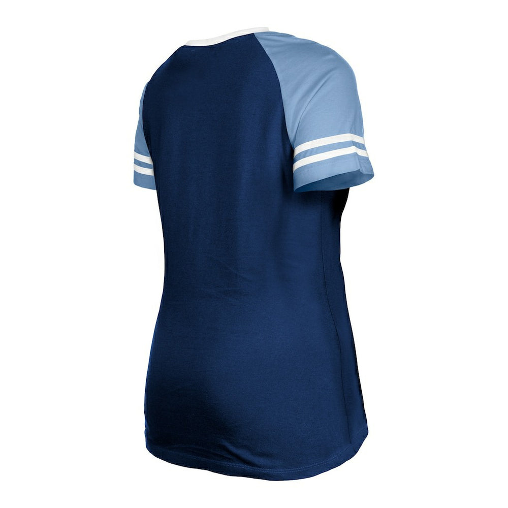 Tennessee Titans Women's Raglan Lace-Up T-Shirt | NFL On sale