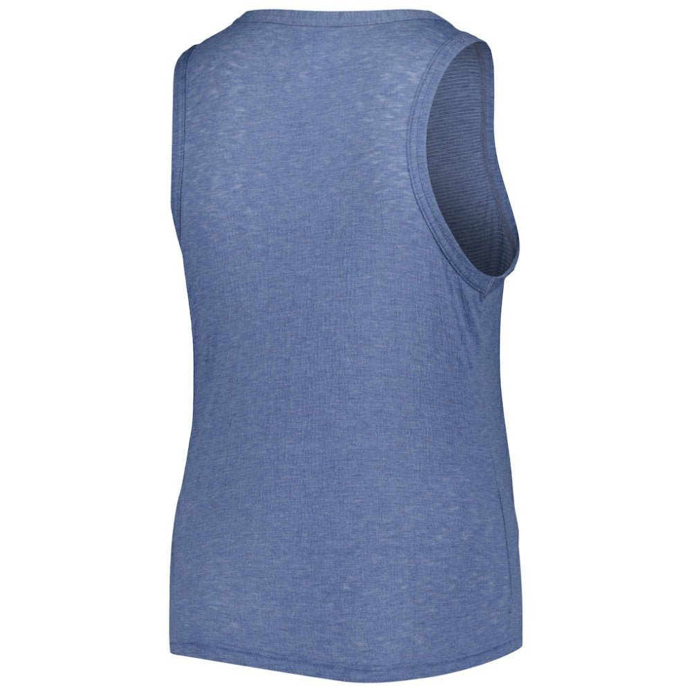 Atlanta Braves Soft as a Grape Women's Plus Size High Neck Tri-Blend Tank Top - MLB Tanks