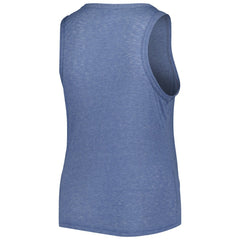Atlanta Braves Soft as a Grape Women's Plus Size High Neck Tri-Blend Tank Top - MLB Tanks