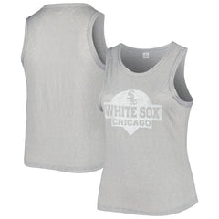 Chicago White Sox Soft as a Grape Women's Plus Size High Neck Tri-Blend Tank Top - MLB Tanks