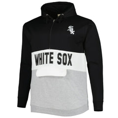 Chicago White Sox Big & Tall Fleece Half-Zip Hoodie - MLB Hoodies