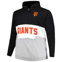 San Francisco Giants Big & Tall Fleece Half-Zip Hoodie - MLB Hoodies