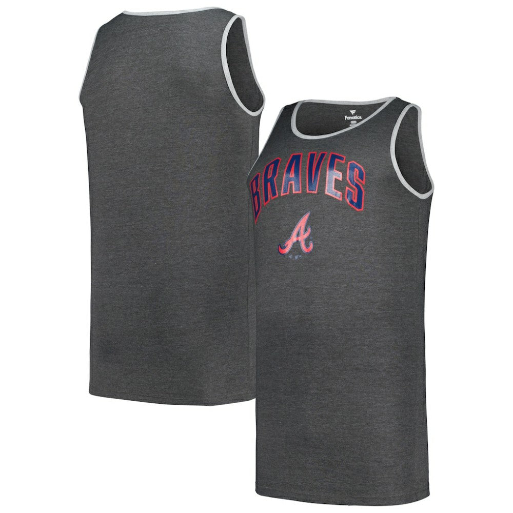 Atlanta Braves Profile Big & Tall Arch Over Logo Tank Top - MLB Tanks