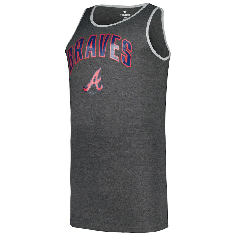 Atlanta Braves Profile Big & Tall Arch Over Logo Tank Top - MLB Tanks