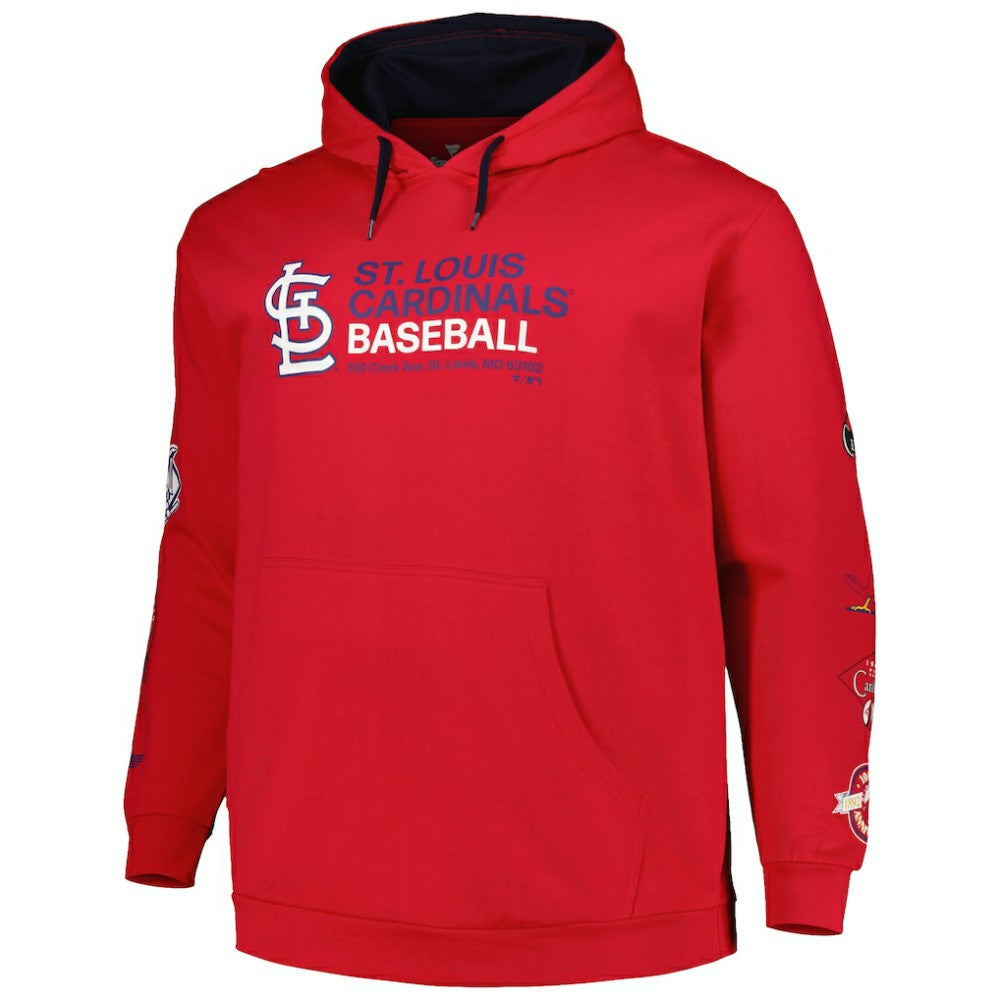 St. Louis Cardinals Big & Tall Fleece Pullover Hoodie - MLB Hoodies