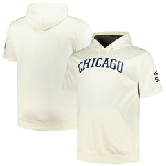 Chicago White Sox Profile Big & Tall Contrast Short Sleeve Pullover Hoodie - MLB Hoodies
