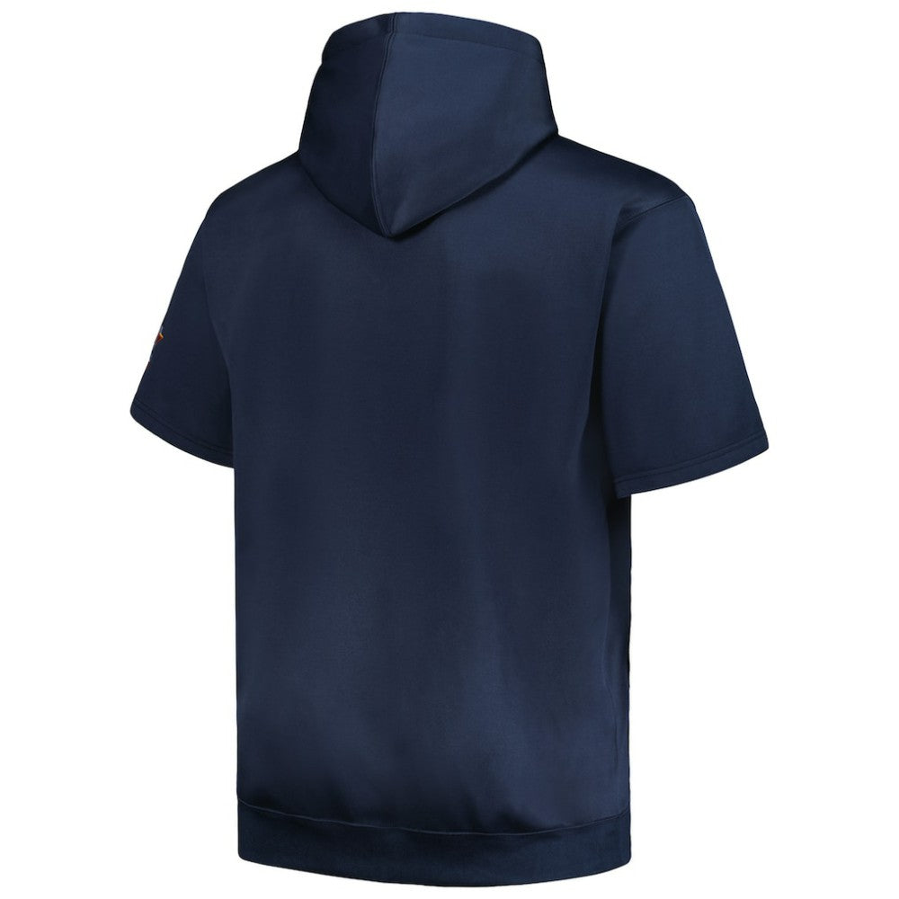 Houston Astros Profile Big & Tall Contrast Short Sleeve Pullover Hoodie - MLB Hoodies