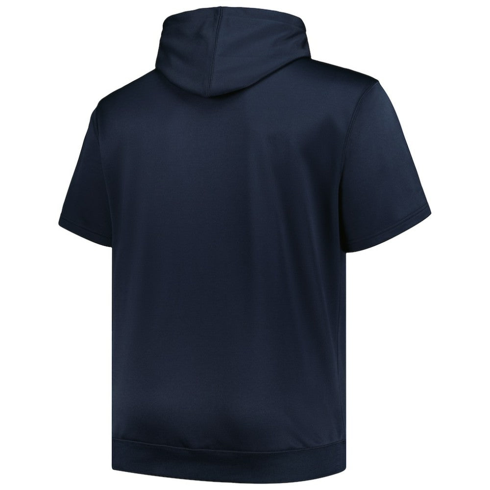 Minnesota Twins Profile Big & Tall Contrast Short Sleeve Pullover Hoodie - MLB Hoodies