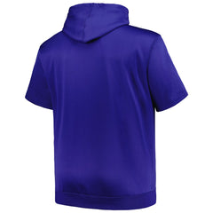 New York Mets Profile Big & Tall Contrast Short Sleeve Pullover Hoodie - MLB Hoodies