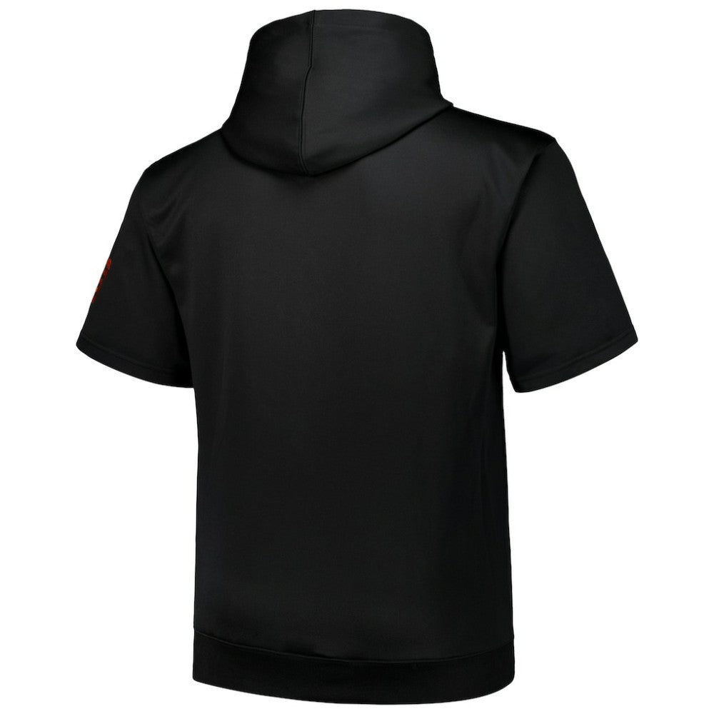 San Francisco Giants Profile Big & Tall Contrast Short Sleeve Pullover Hoodie - MLB Hoodies