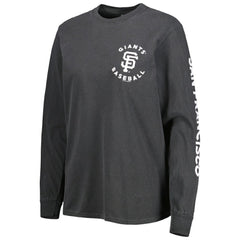 San Francisco Giants Soft as a Grape Women's Team Pigment Dye Long Sleeve T-Shirt - MLB T-shirts