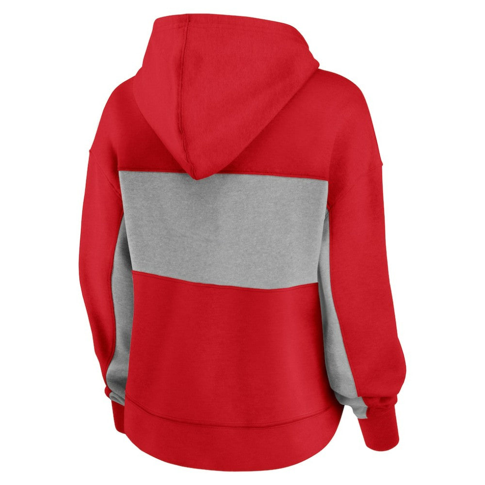 Washington Nationals Fanatics Women's Filled Stat Sheet Pullover Hoodie - MLB Hoodies