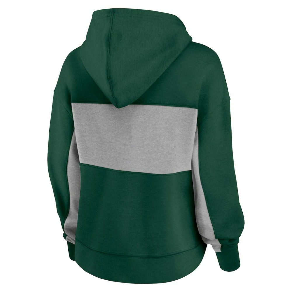 Athletics Fanatics Women's Filled Stat Sheet Pullover Hoodie - MLB Hoodies