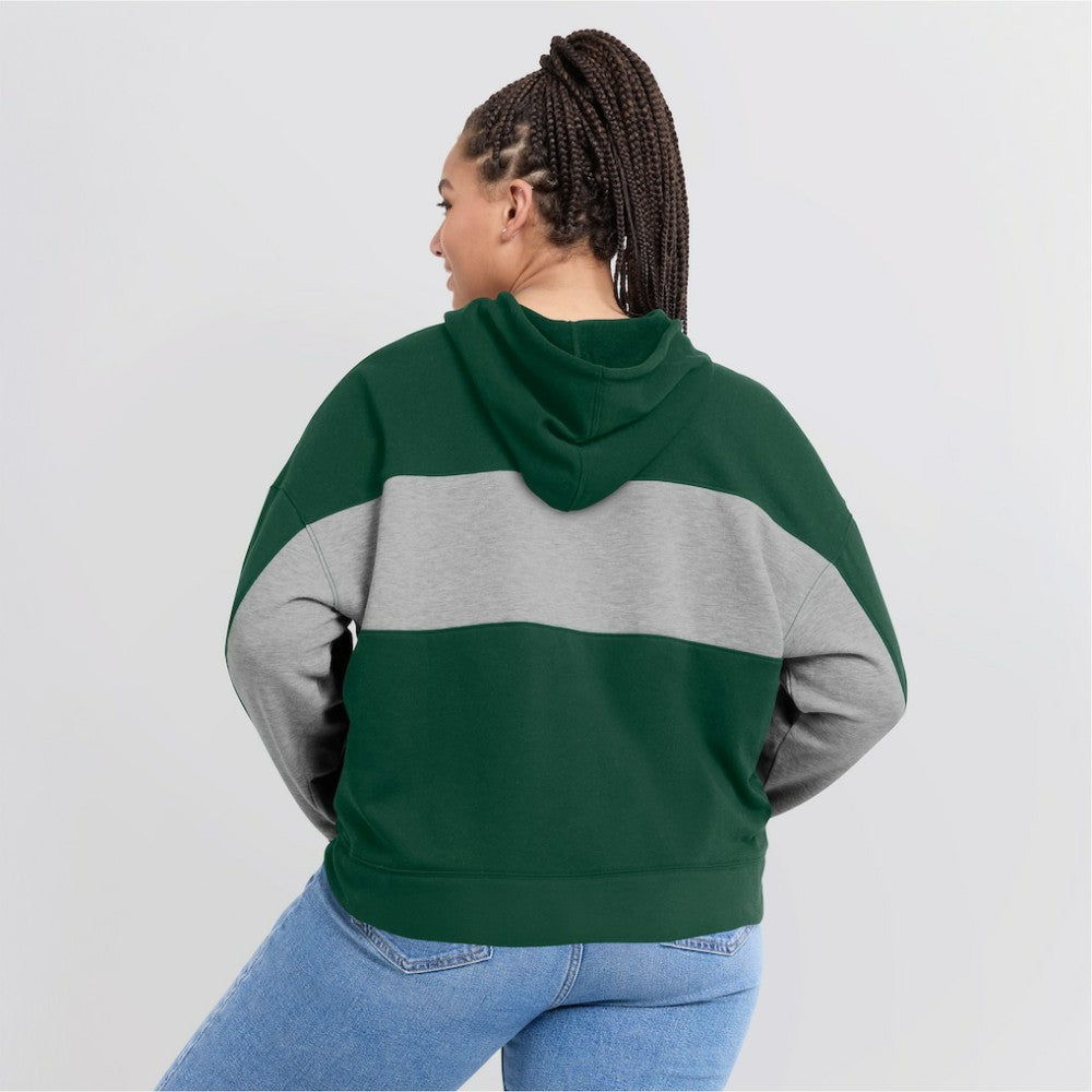 Athletics Fanatics Women's Filled Stat Sheet Pullover Hoodie - MLB Hoodies